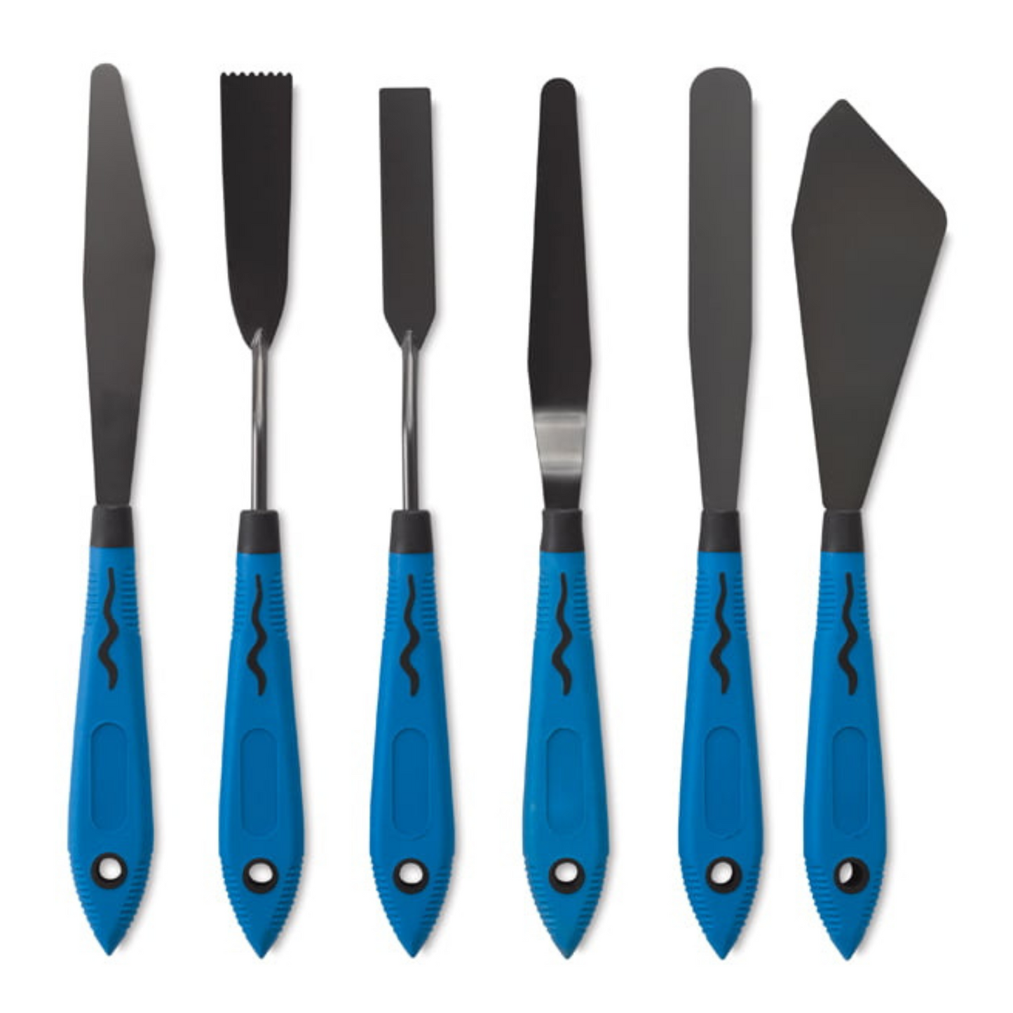 RGM Blick Comfort Grip Palette Knives - Mix and Spread, Set of 6