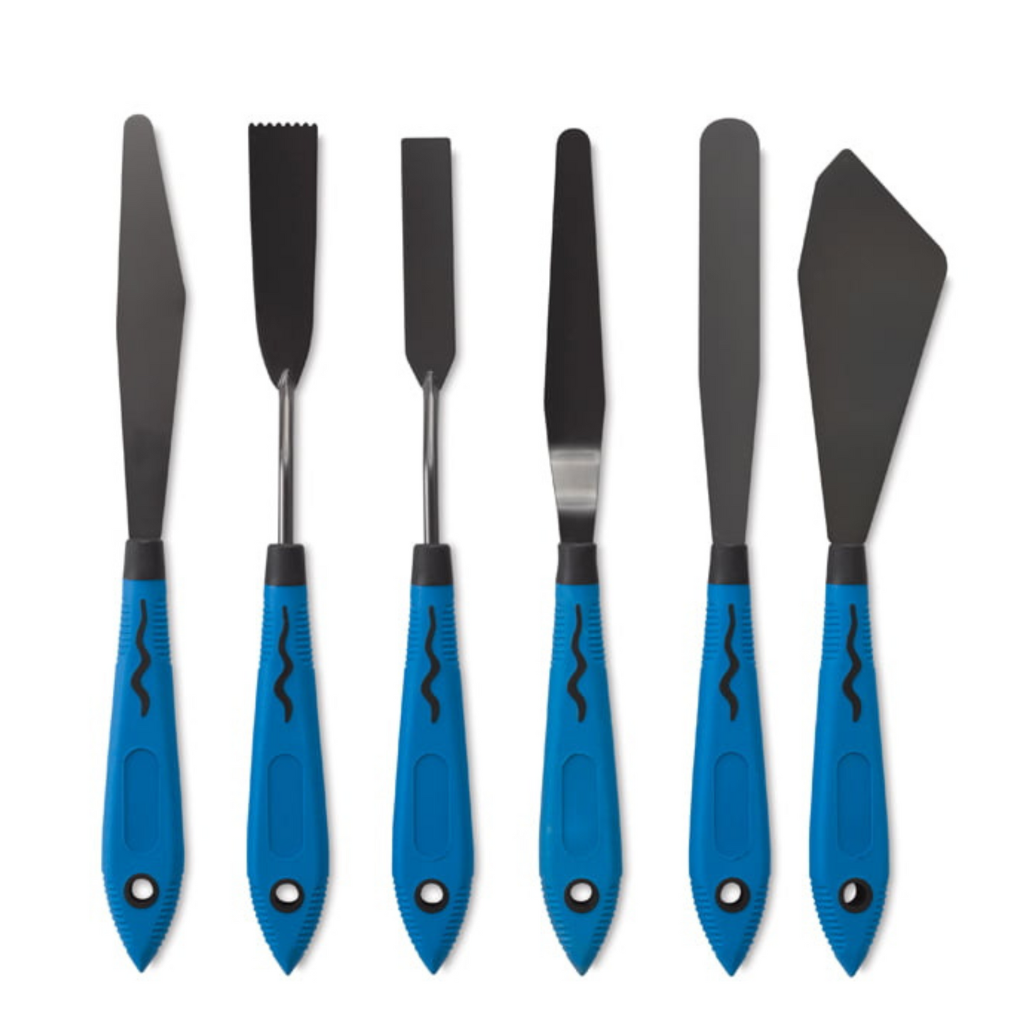 RGM Blick Comfort Grip Palette Knives - Mix and Spread, Set of 6