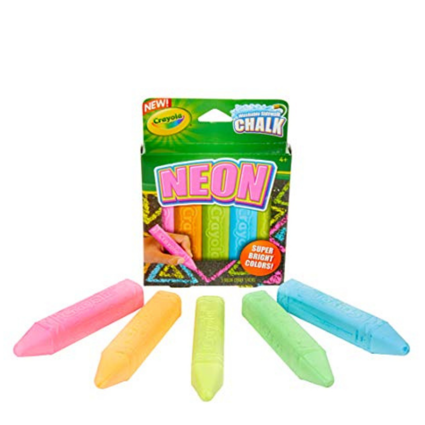 Crayola Neon Washable Sidewalk Chalk
