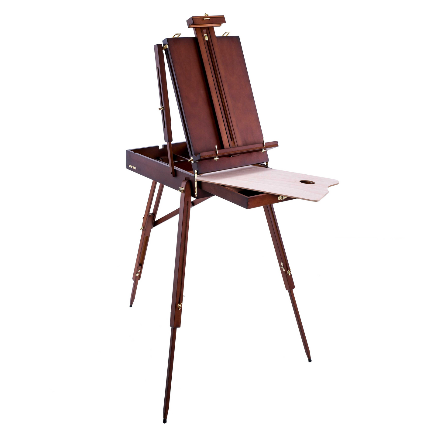 U.S. Art Supply Coronado Walnut Tripod Easel