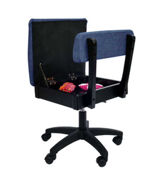 Arrow Hydraulic Sewing Craft Chair Duchess Blue