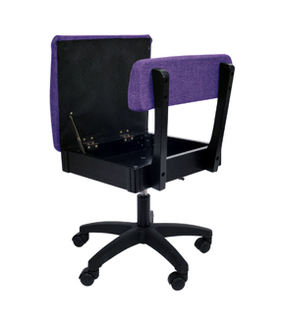 Arrow Hydraulic Sewing Craft Chair Royal Purple