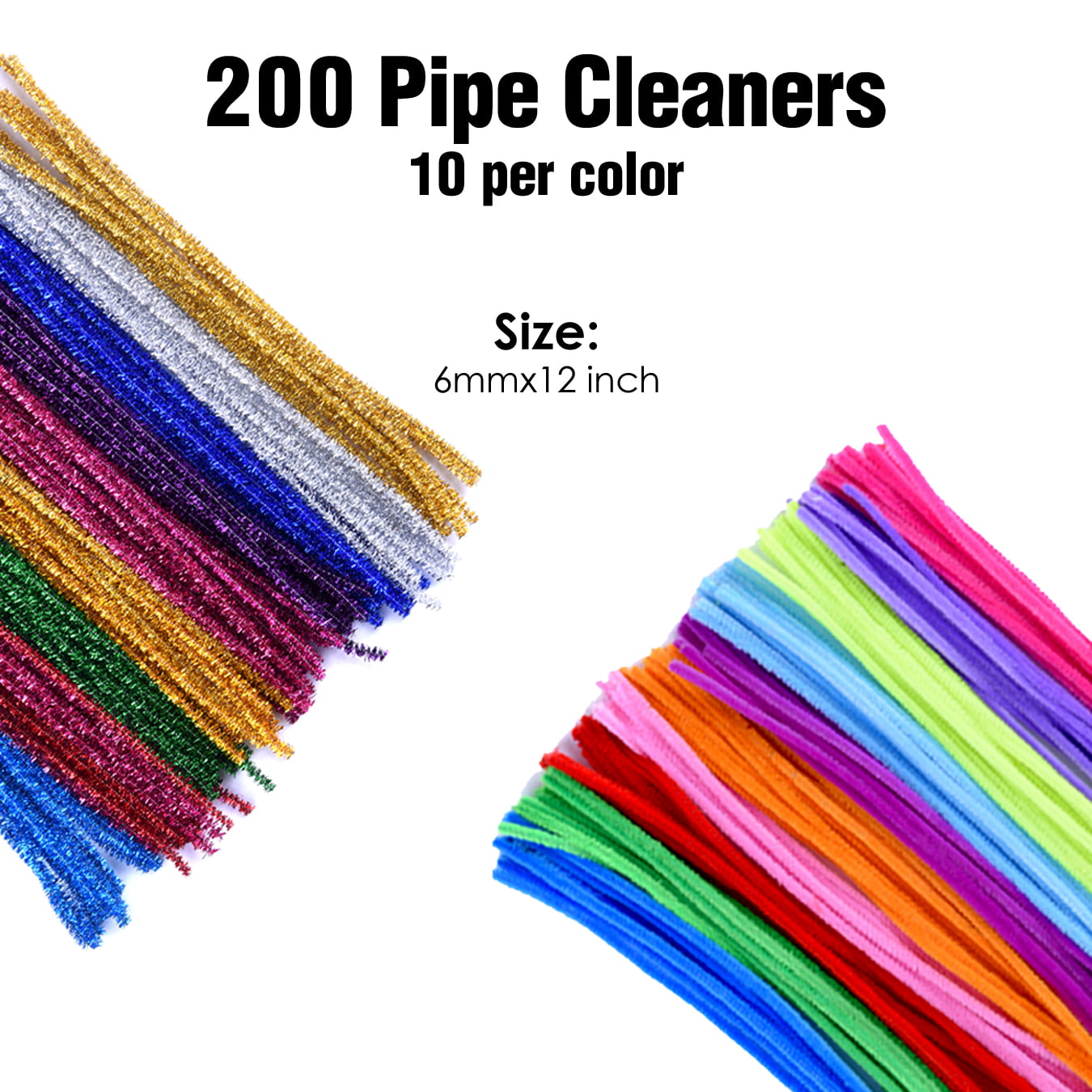 EpiqueOne 1090 Piece Kids Arts & Crafts Supplies with Pipe Cleaners, Pom Poms, and Googly Eyes