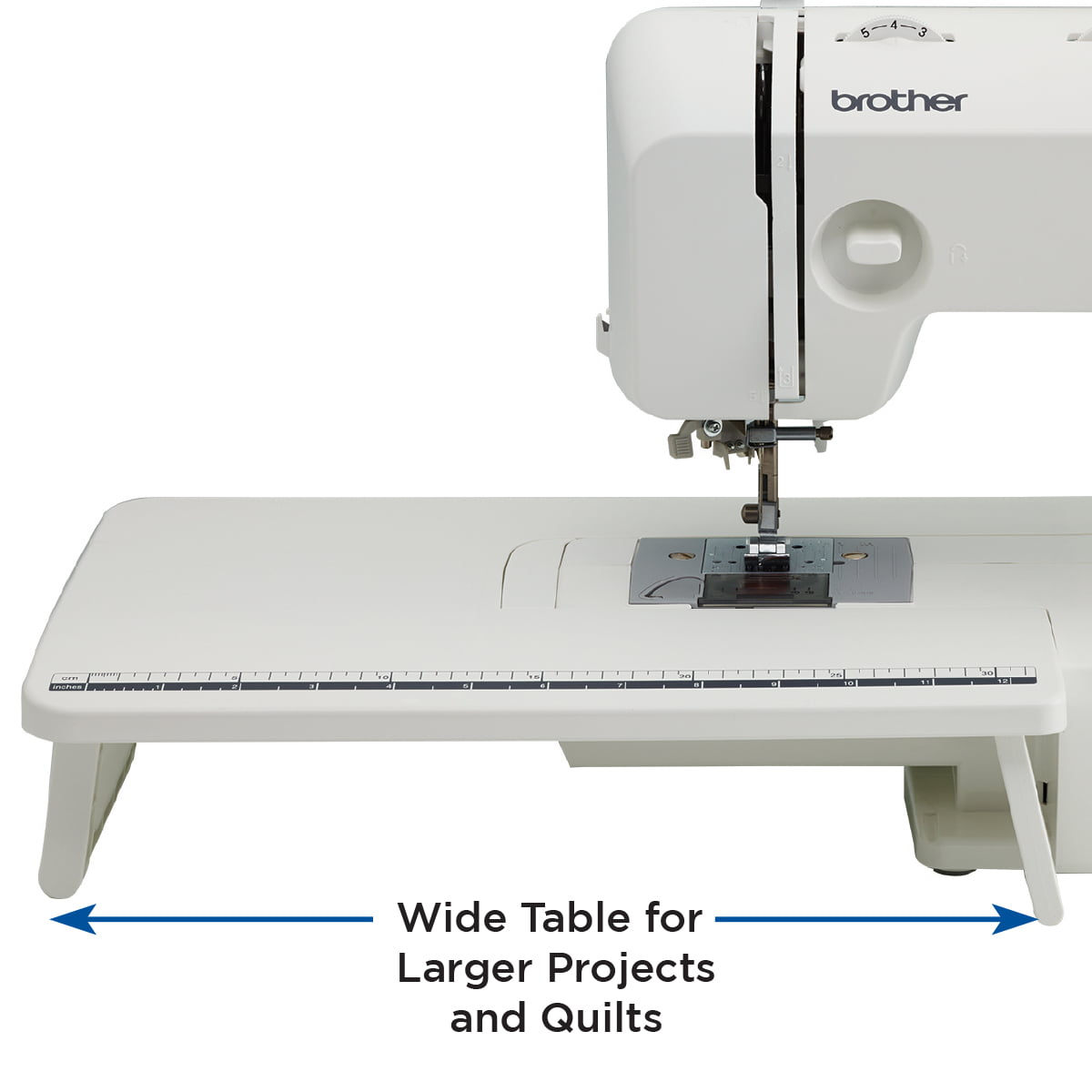 Brother XR3774 Sewing And Quilting Machine With 37 Built-In Stitches, Wide Table, 8 Included Sewing Feet