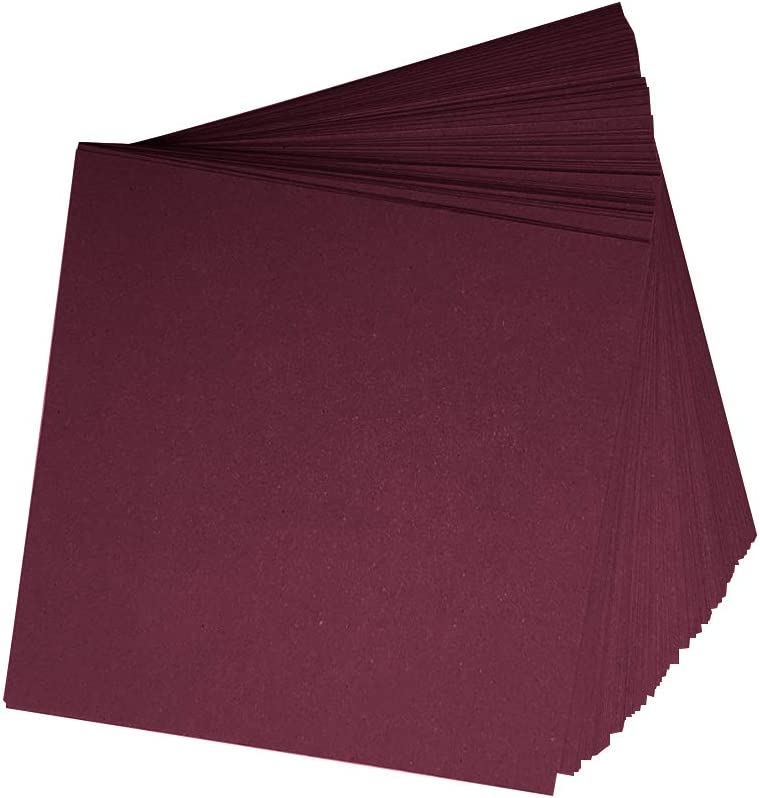 100 Origami Paper Double Sided Color Red 3x3 inches Square Easy Fold Paper for Folding Paper, Origami Cranes, Scrapbook Paper (#S16 Red)