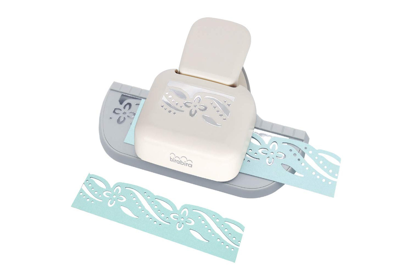 Bira Craft Deep Edger Border Craft Punch for Scrapbooking(Dots and Flourish)