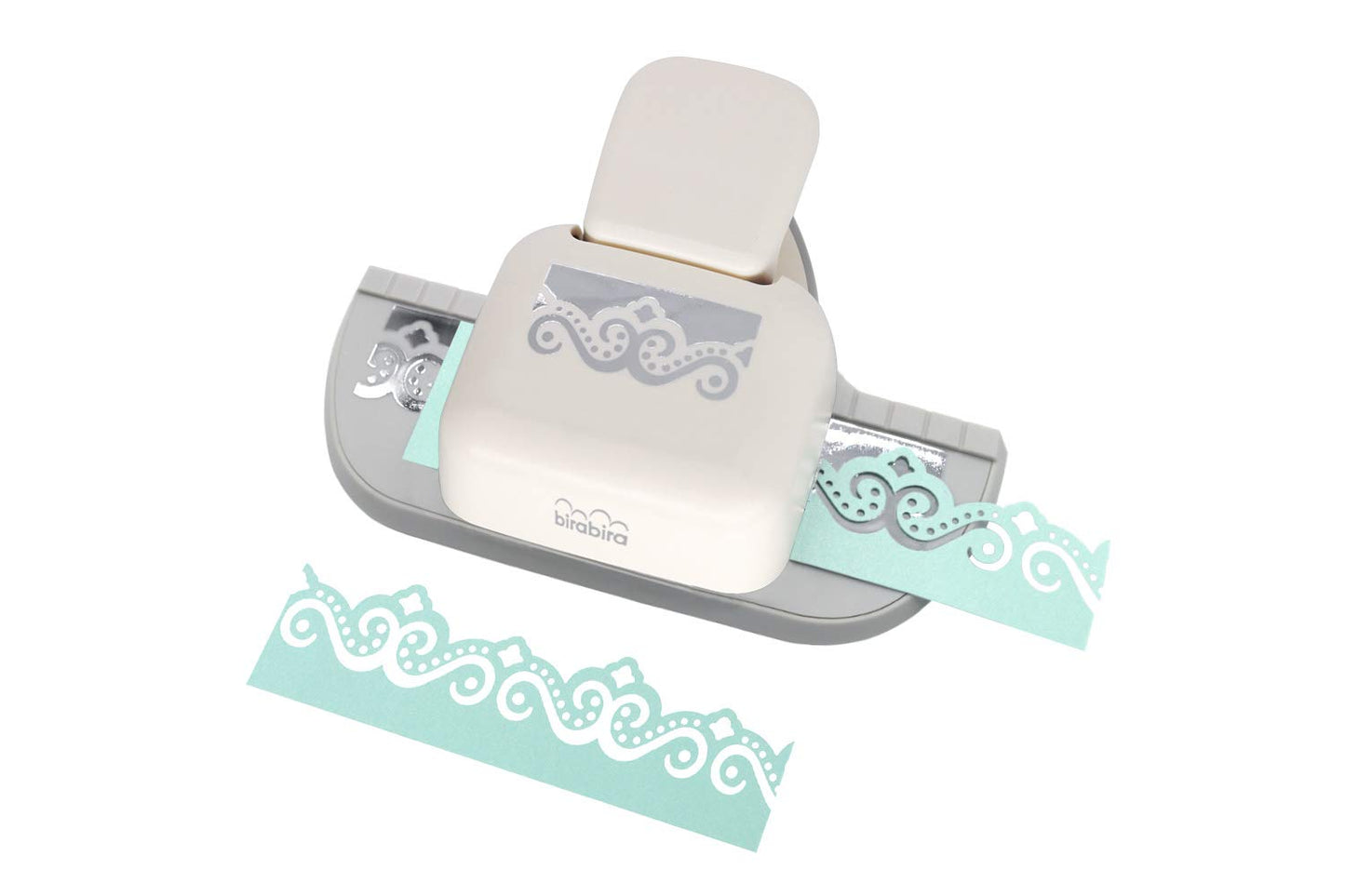 Bira Craft Deep Edger Border Craft Punch for Scrapbooking(Dots and Flourish)