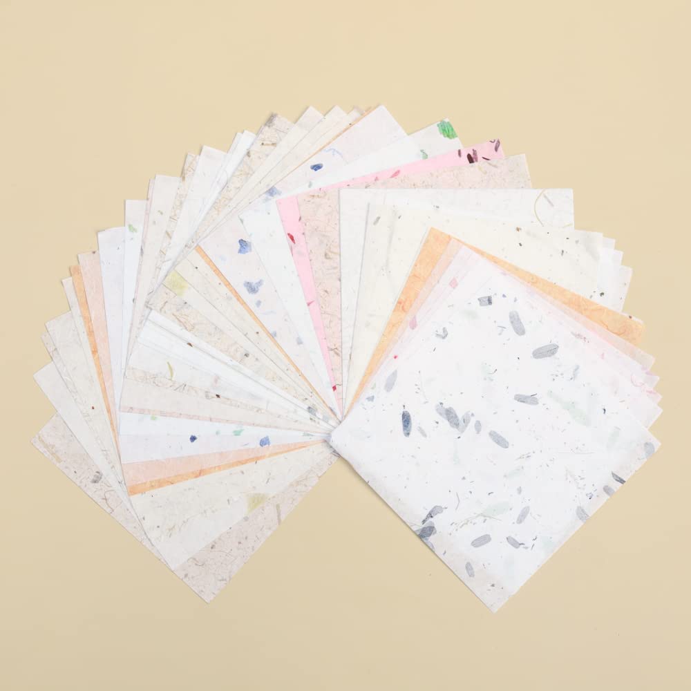 50 Sheets 6 x 6 Inches Square Origami Paper Arts Folding Craft, Decoration Paper, Square Folding Paper DIY Crafts (Mixed Green)