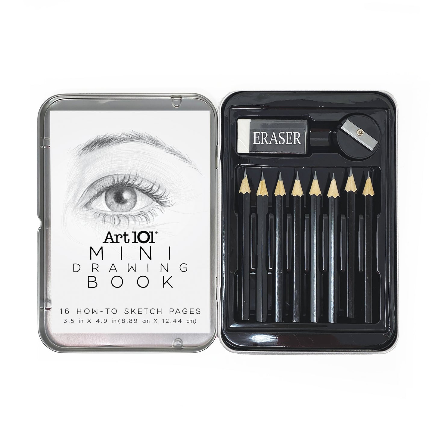 Art 101 Creative Tools Sketching Tin Drawing Set for Children to Adults