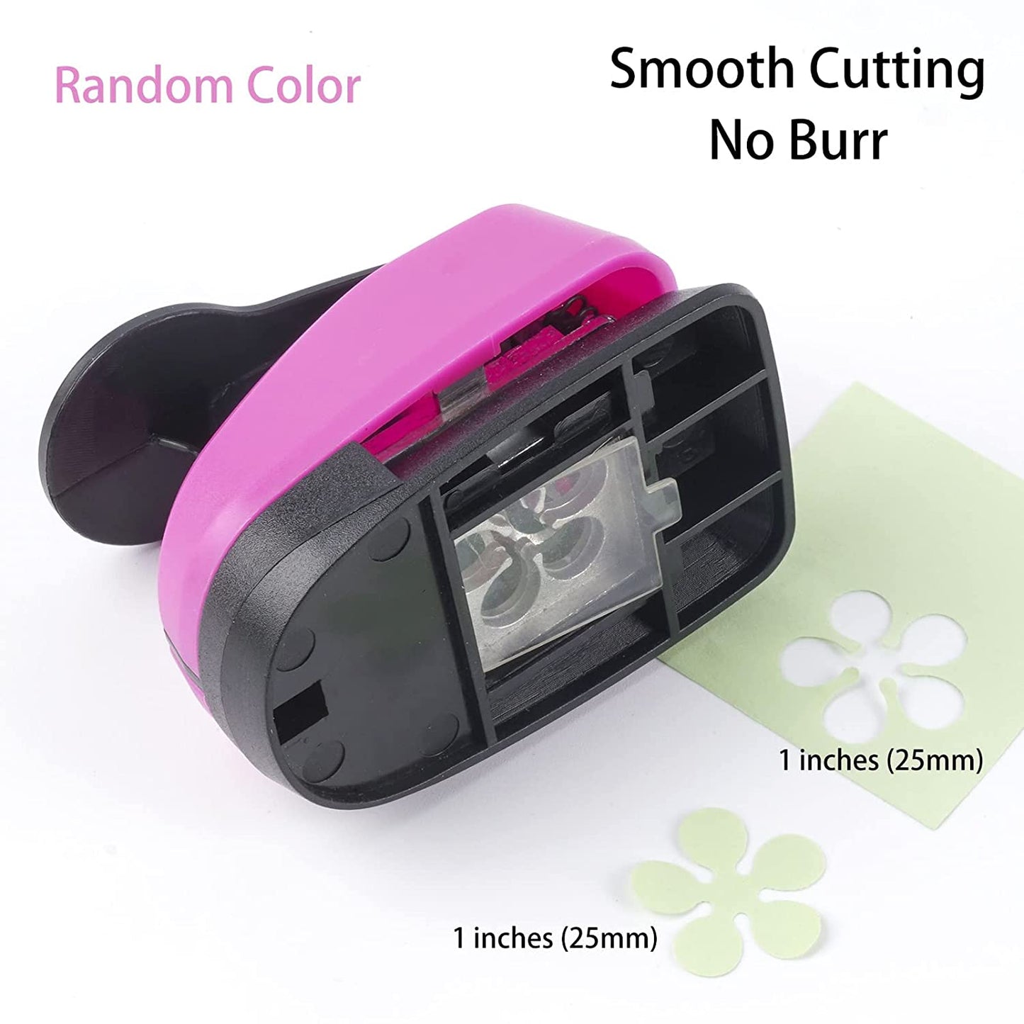 Paper Punches, 1 inch Hole Punch,Heart Paper Punch, 6pcs Hole Punch Set, Flower Paper Punch, For Scrapbooking