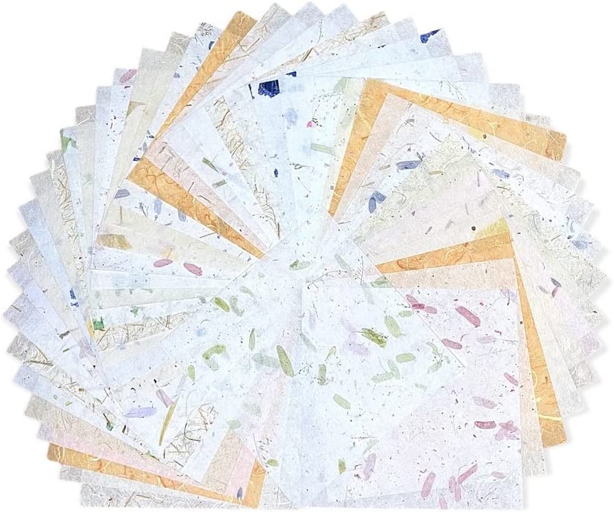 50 Sheets 6 x 6 Inches Square Origami Paper Arts Folding Craft, Decoration Paper, Square Folding Paper DIY Crafts (Mixed Green)