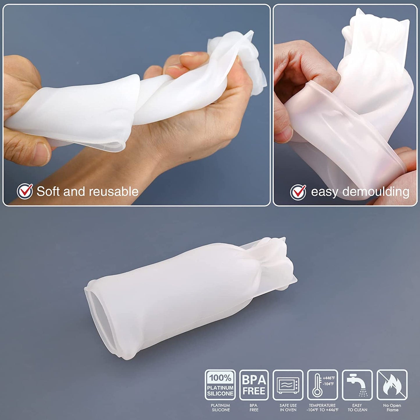 Lucky Bag Resin Molds, Silicone Molds for Resin Casting, 3D Resin Molds Silicone for DIY Lucky Bag Home Decoration, Flowers Specimens Preservation, Resin Epoxy Casting Crafts