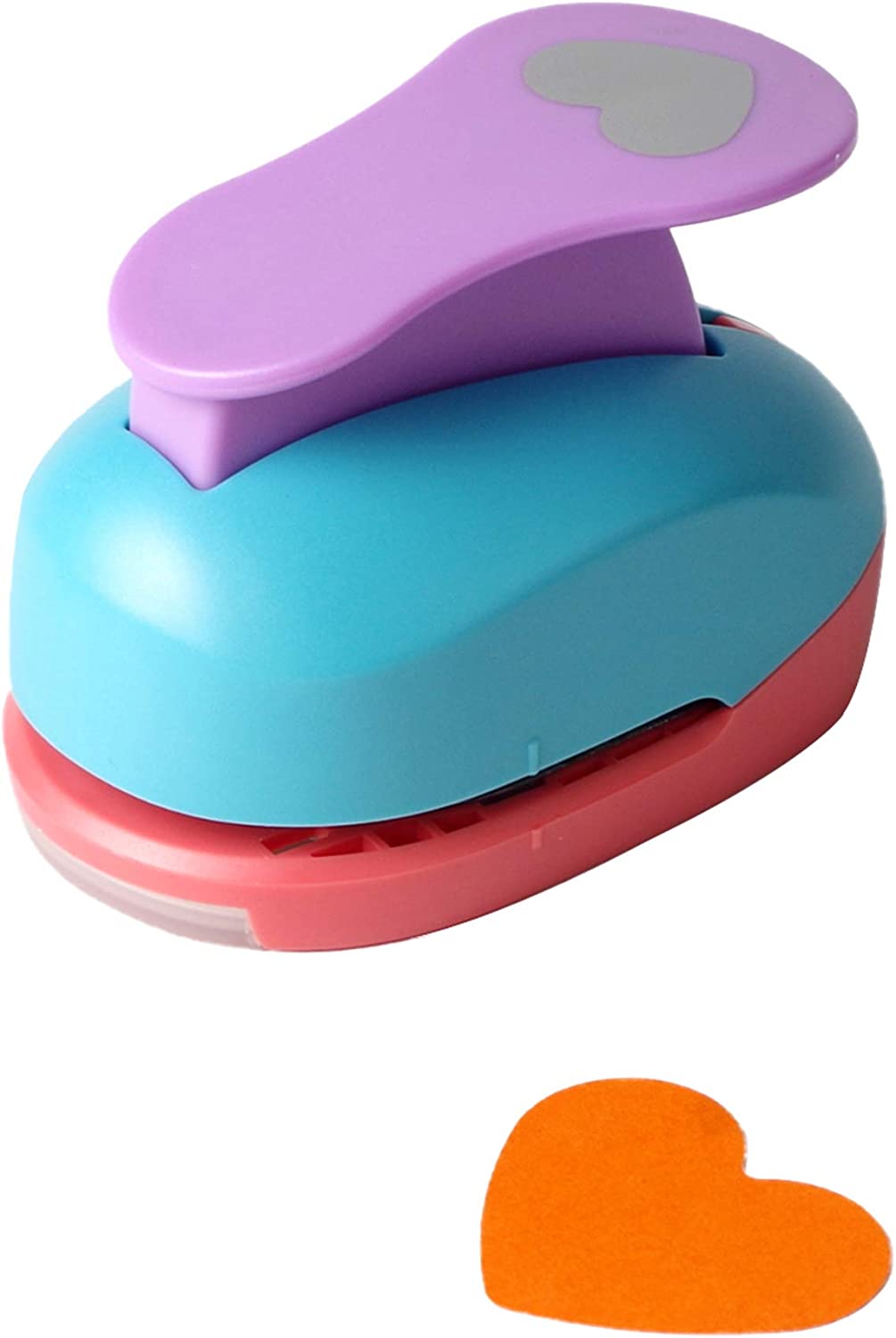 Heart Punch 3/8 inch+5/8 inch+1 inch Craft Lever Punch Handmade Paper Punch for Crafting Scrapbooking