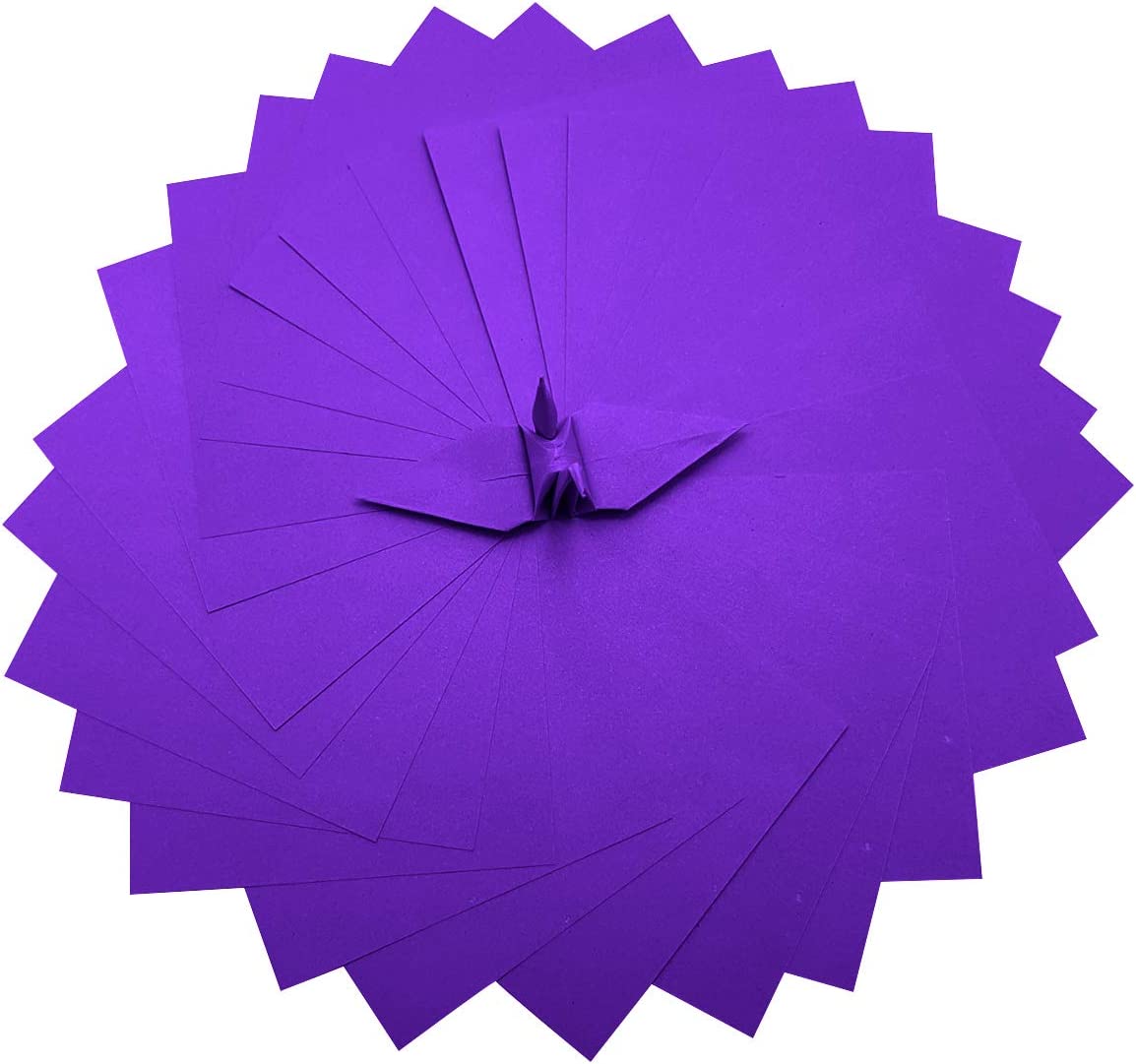 100 Origami Paper Double Sided Color Red 3x3 inches Square Easy Fold Paper for Folding Paper, Origami Cranes, Scrapbook Paper (#S16 Red)