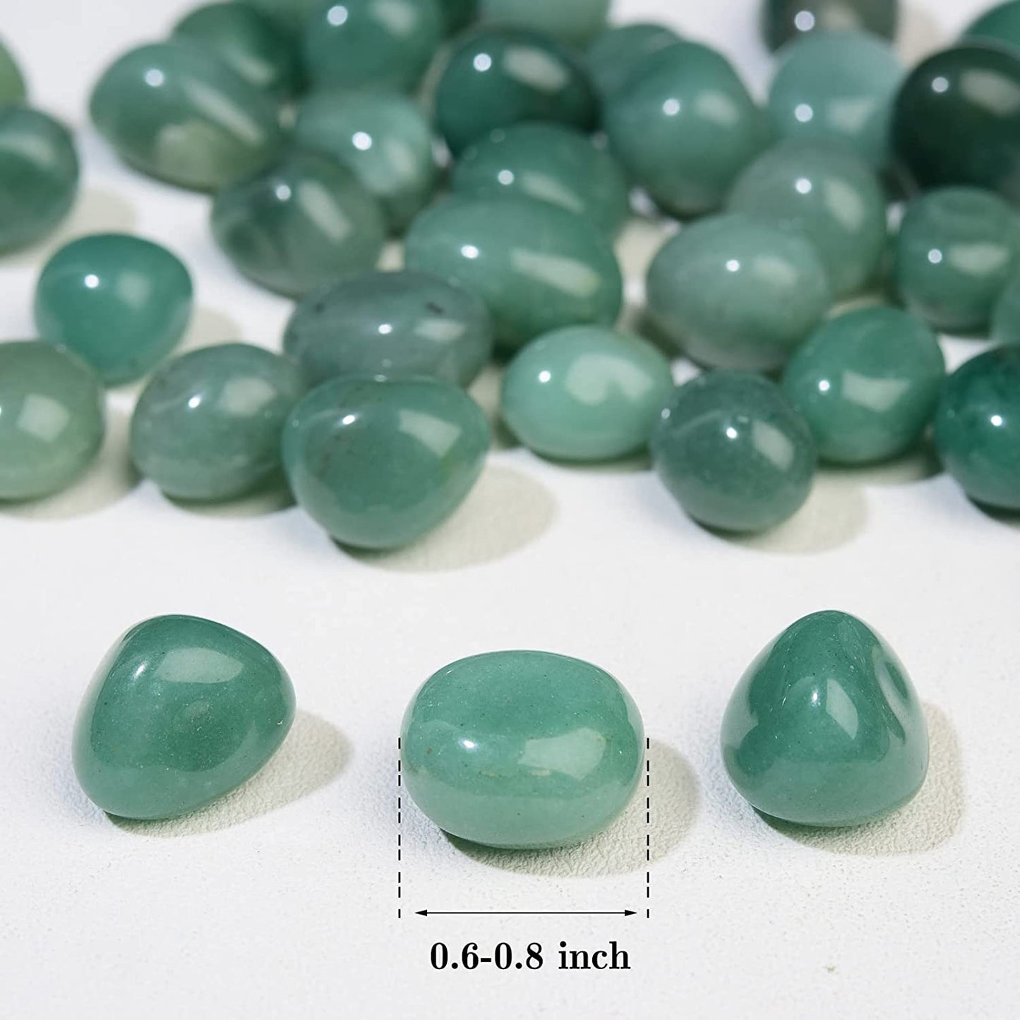 Ainuosen 1LB Natural Polished Tumbled Lapis Lazuli Crystals Stones 0.8-1.2 inch
