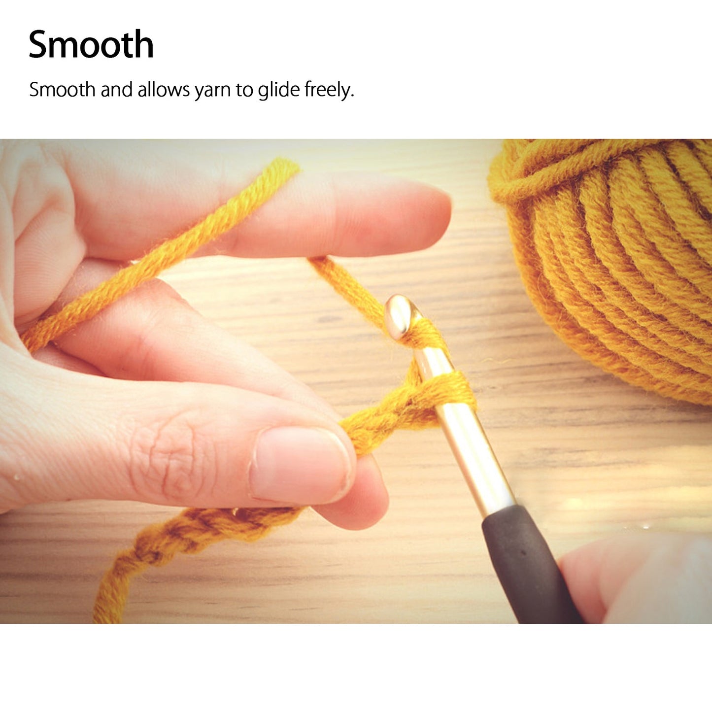 12pcs EEEkit Ergonomic Handle Crochet Hooks Set Soft Needles Crafts Sewing Knitting Hooks Tool for Arthritic Hands (2mm-8mm)