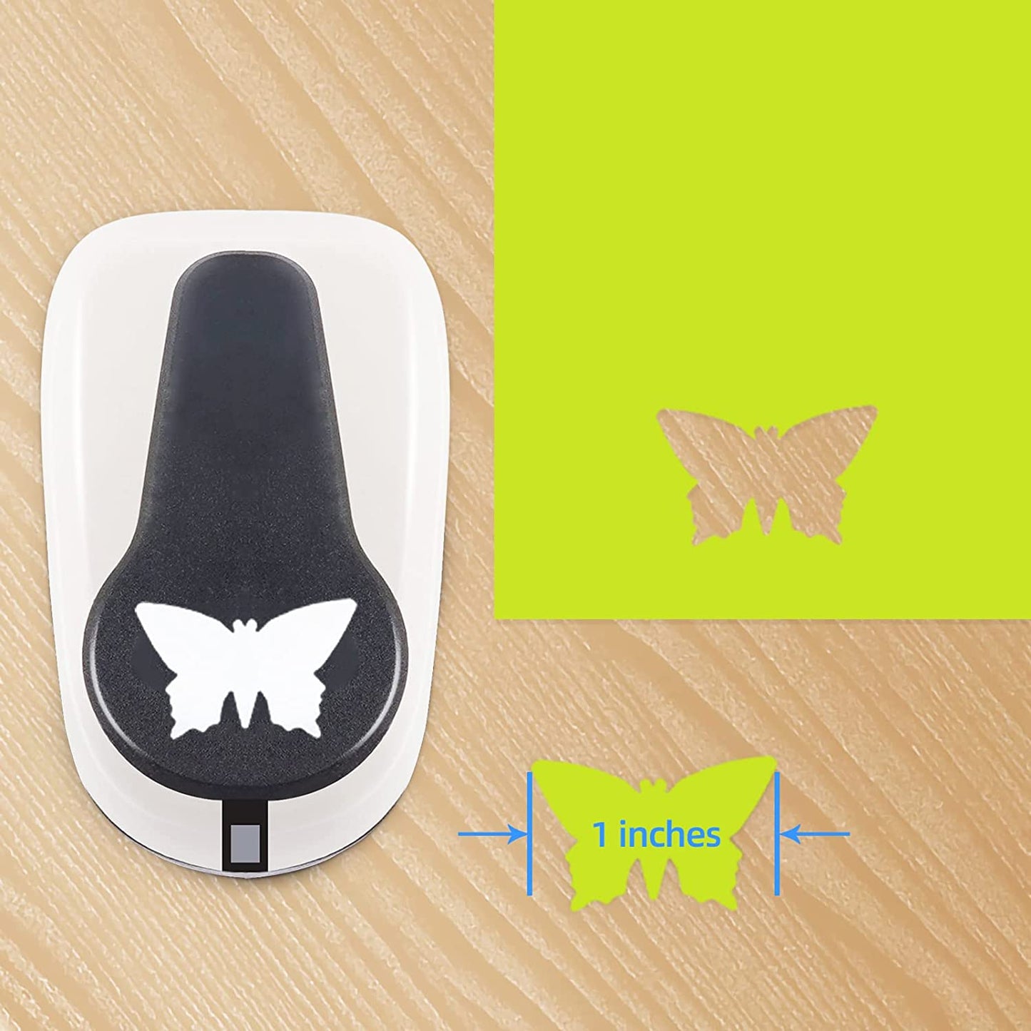 Paper Punches, 1 inch Hole Punch,Heart Paper Punch, 6pcs Hole Punch Set, Flower Paper Punch, For Scrapbooking