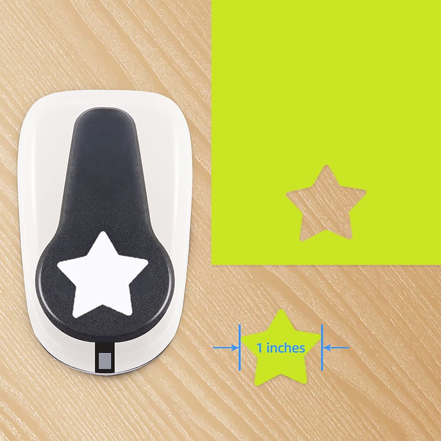 Paper Punches, 1 inch Hole Punch,Heart Paper Punch, 6pcs Hole Punch Set, Flower Paper Punch, For Scrapbooking