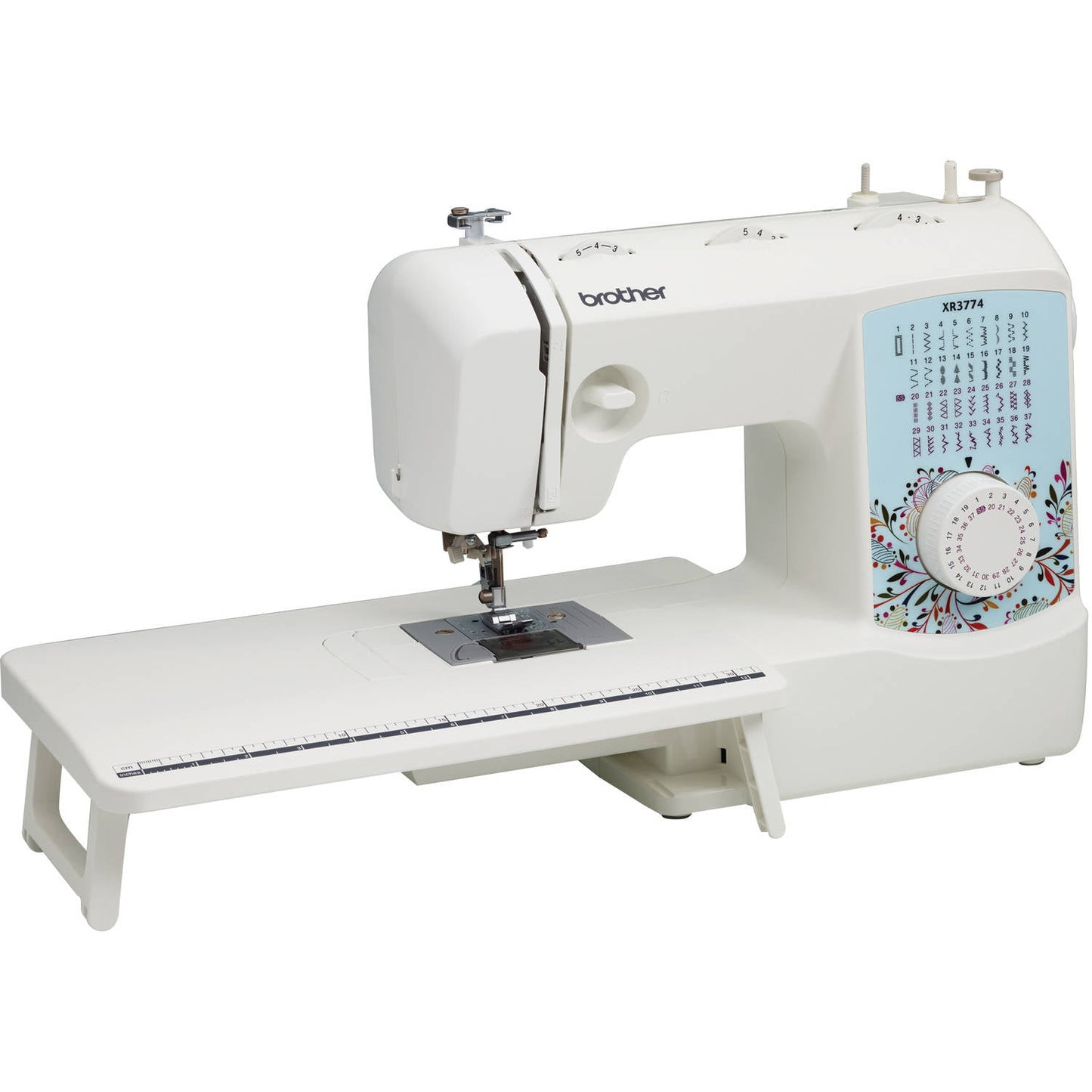 Brother XR3774 Sewing And Quilting Machine With 37 Built-In Stitches, Wide Table, 8 Included Sewing Feet