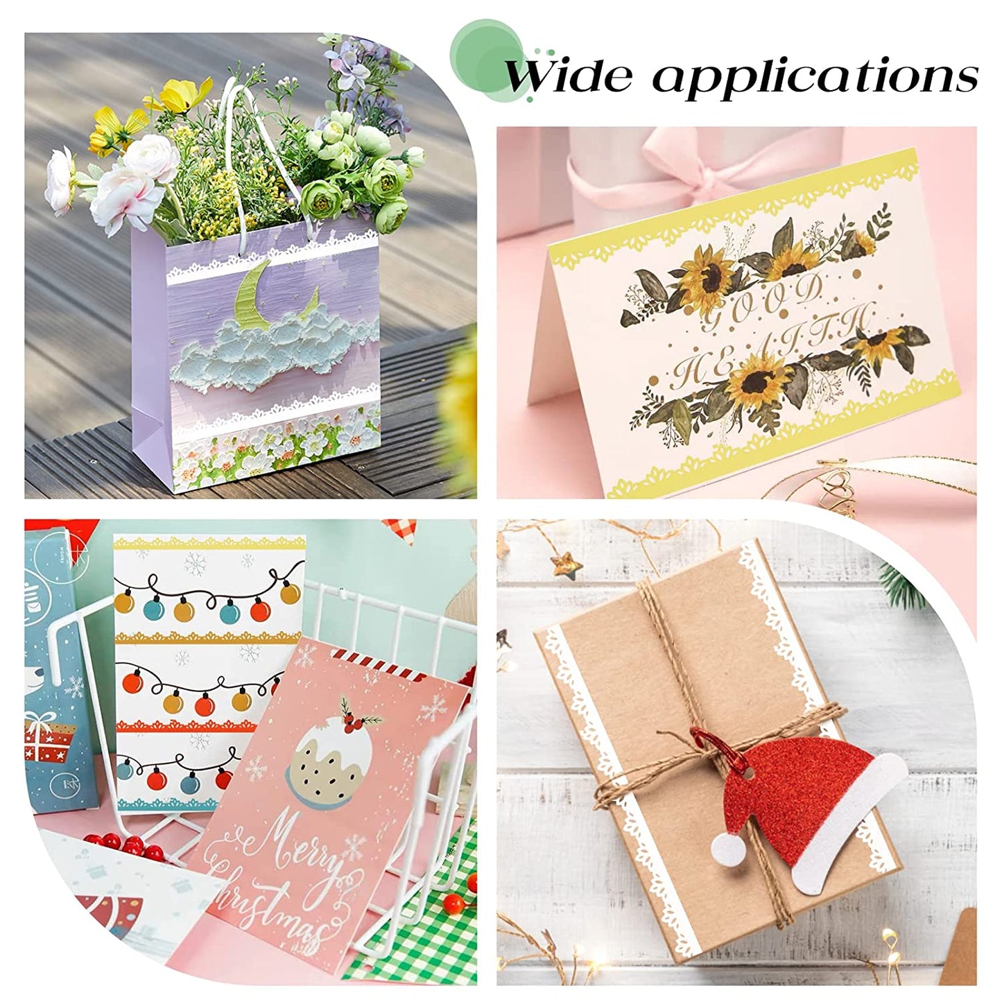 FINGERINSPIRE Green Paper Corner Punch Triangle Shape Flower Pattern Success Tools Corner Punch Paper Cutter Scrapbooking Supplies Punch for Crafts Card Making(5.3x3.8x2.5 inch)