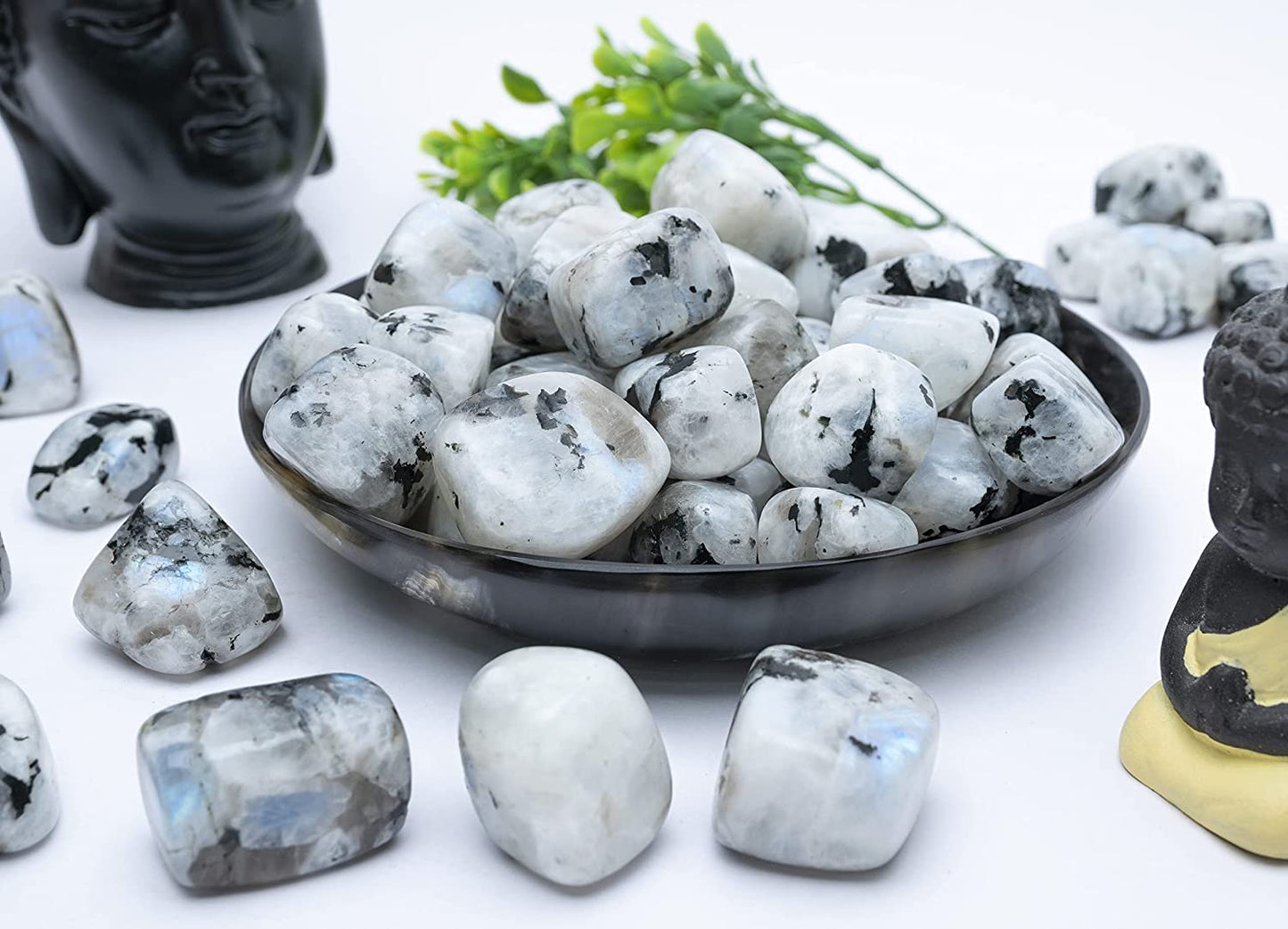 Zaicus 1lb Iolite Tumbled Stones |Natural Stones | Home Decor | Size 20-25 mm