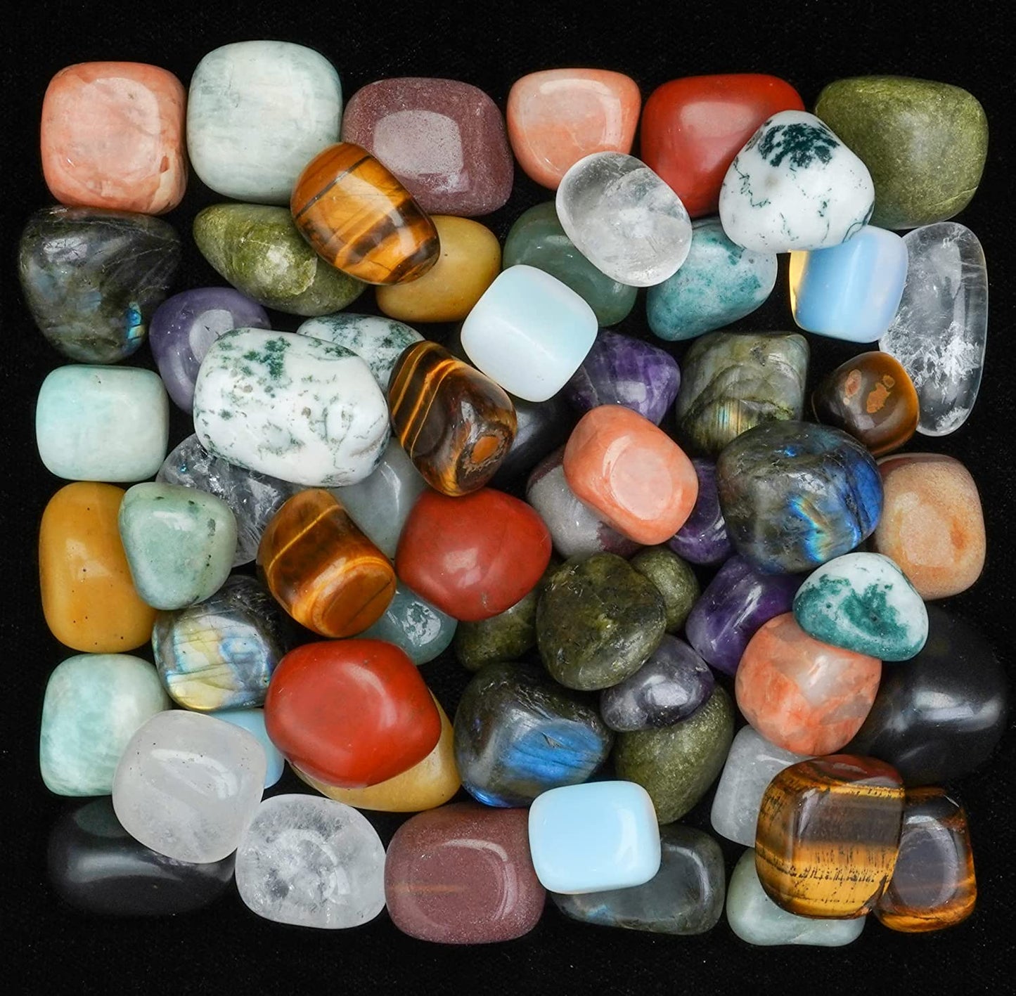 Zaicus 1lb Iolite Tumbled Stones |Natural Stones | Home Decor | Size 20-25 mm