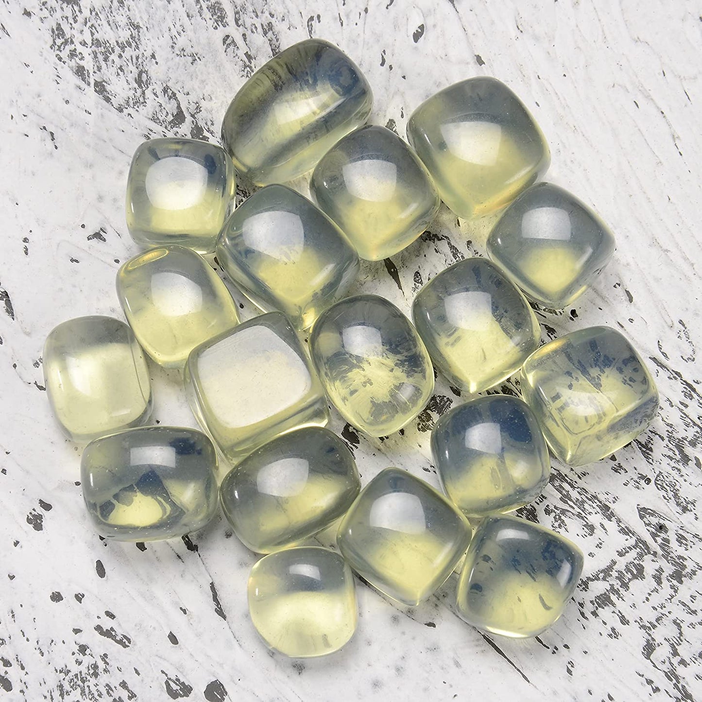Crocon 1LB Black Strawberry Mini Tumbled Stones and Crystals Bulk Natural Crystal Kit for Reiki Healing Crystals