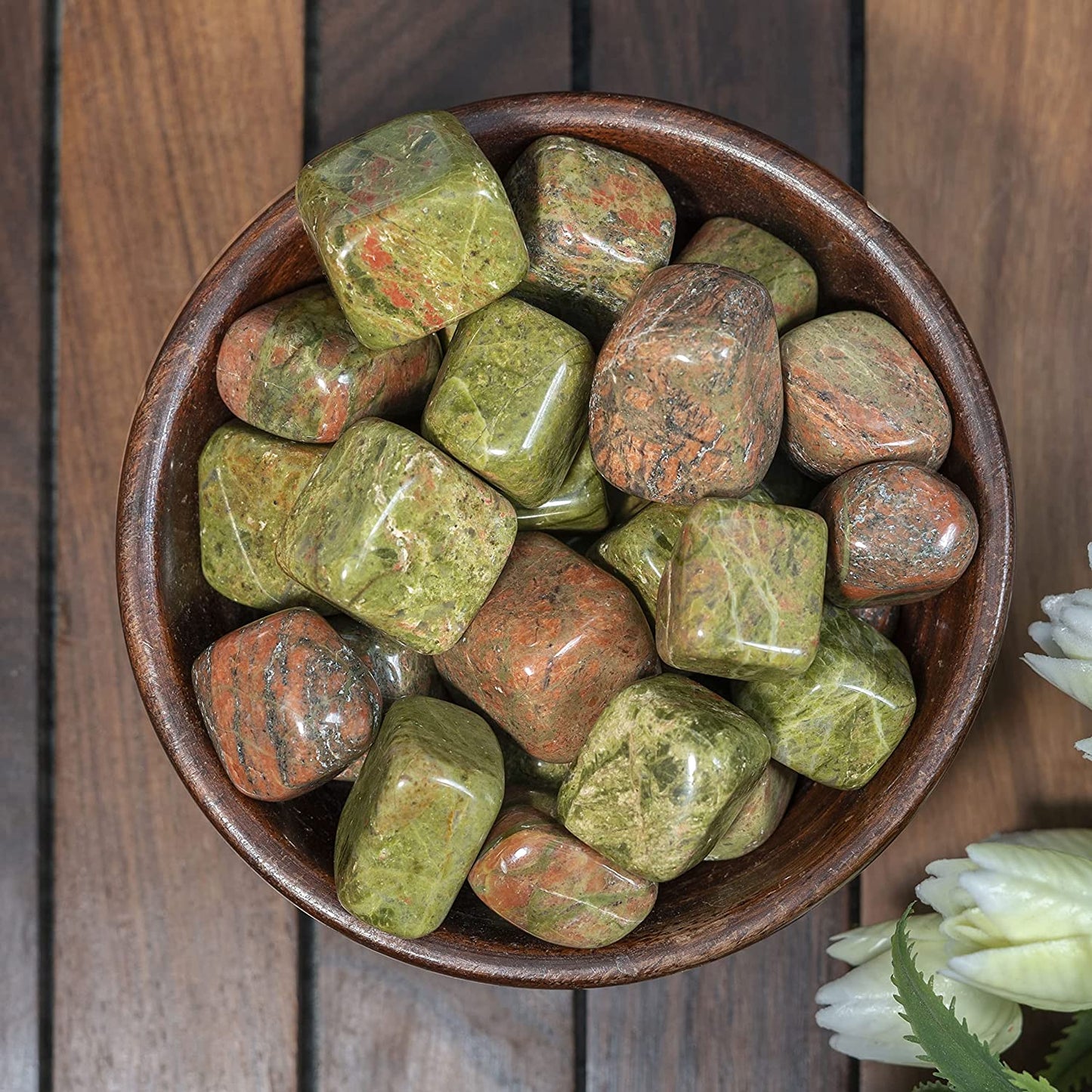 Zaicus 1lb Iolite Tumbled Stones |Natural Stones | Home Decor | Size 20-25 mm