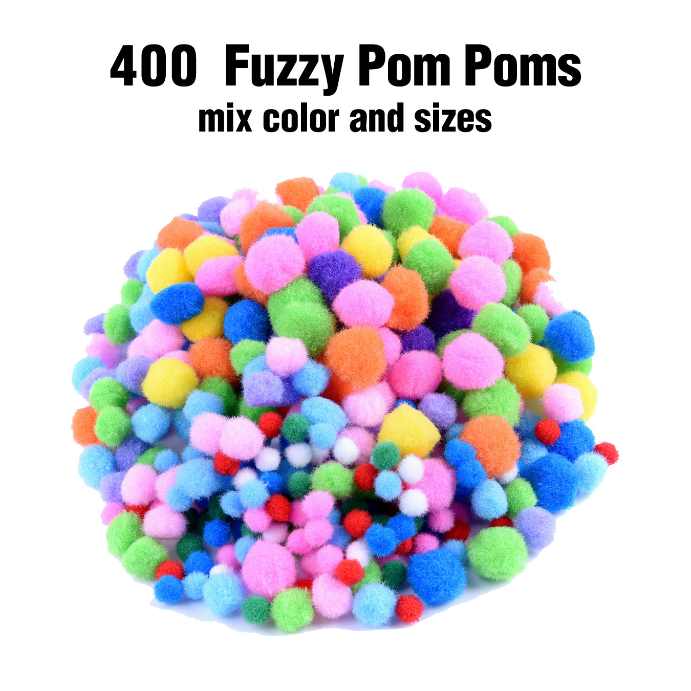 EpiqueOne 1090 Piece Kids Arts & Crafts Supplies with Pipe Cleaners, Pom Poms, and Googly Eyes