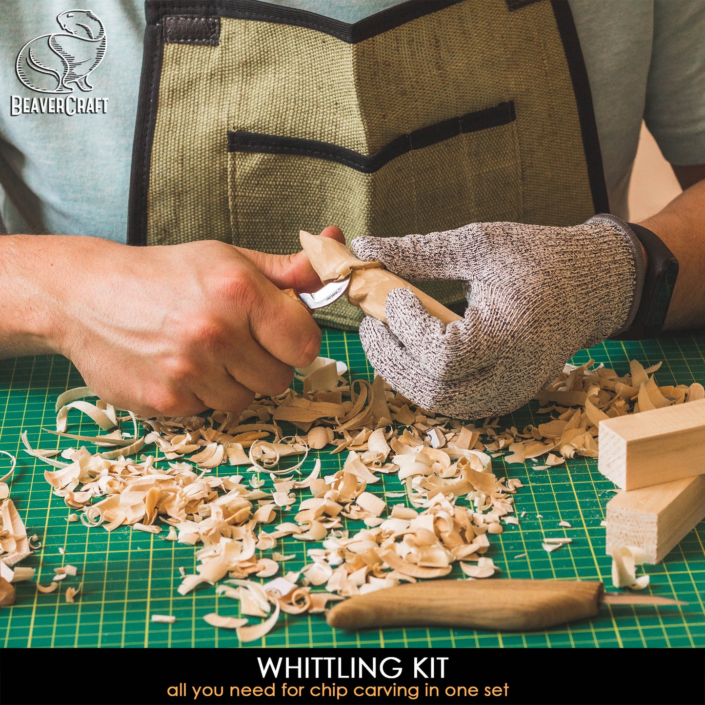 Beavercraft Wood Carving Kit S16