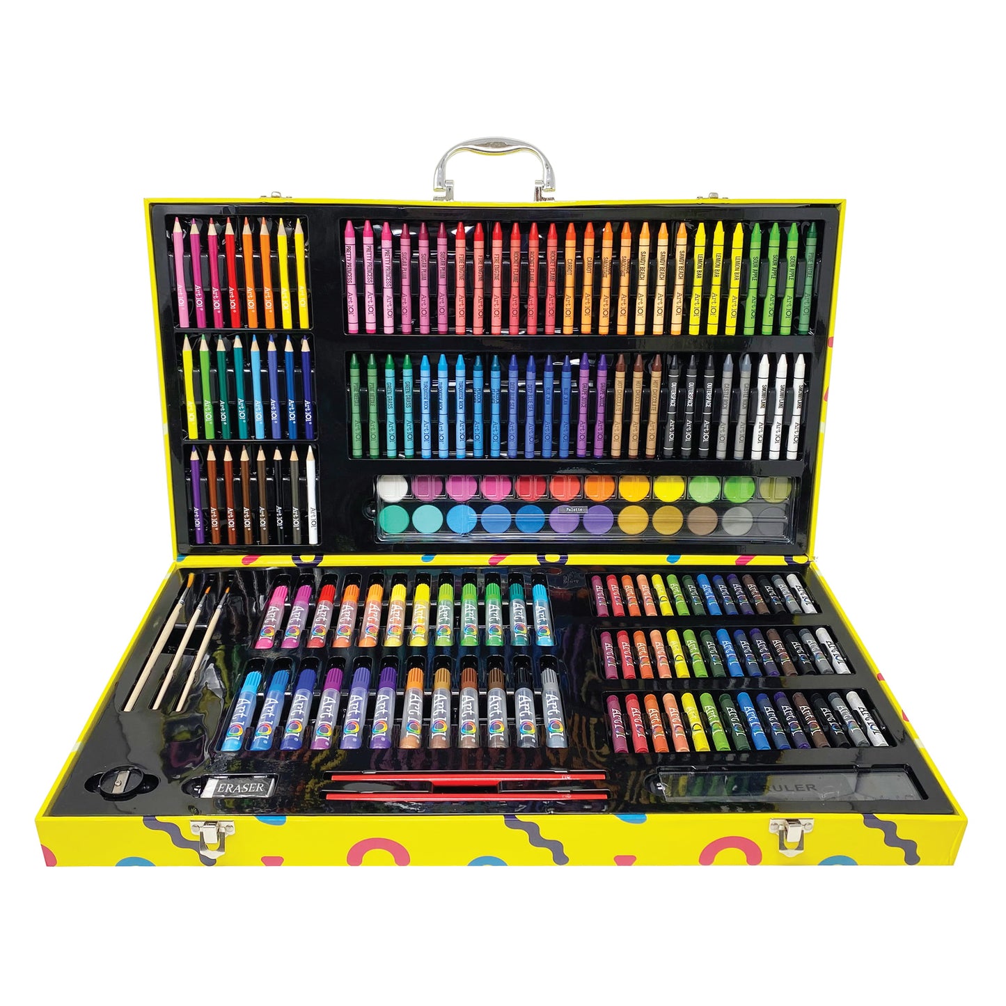 Art 101 Budding Artist Multifunction Child Drawing Art Set / Kit with 210 Pieces