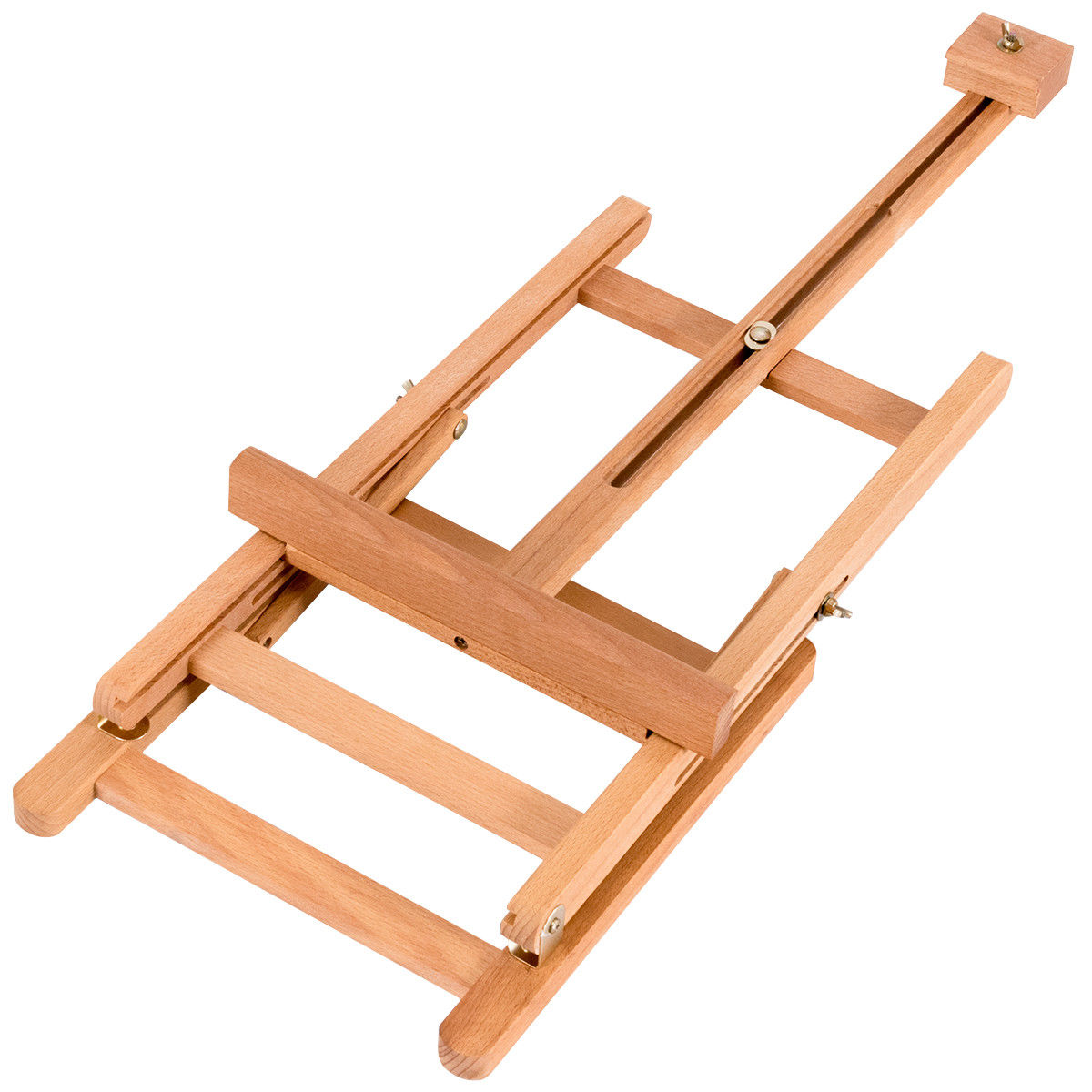 Costway Portable Wood Tabletop Easel H-Frame Adjustable Artist Painting Display Studio