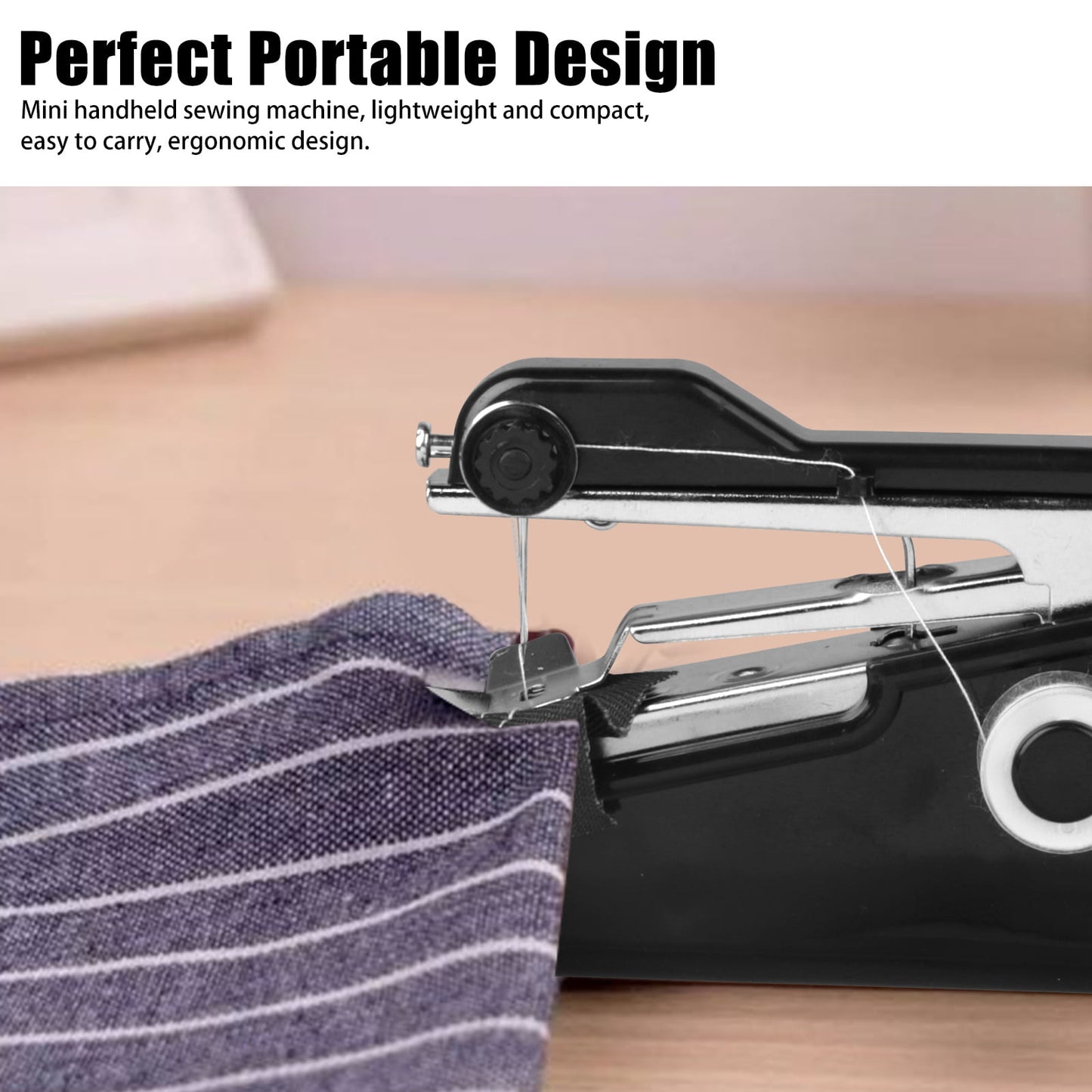 Handheld Sewing Machine, TSV Cordless Mini Portable Sewing Machine - USB Battery Electric Handheld