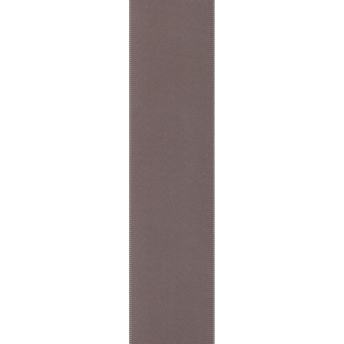 Berwick Offray 1.5" Wide Double Face Satin Ribbon, Portobello Brown, 50 Yds