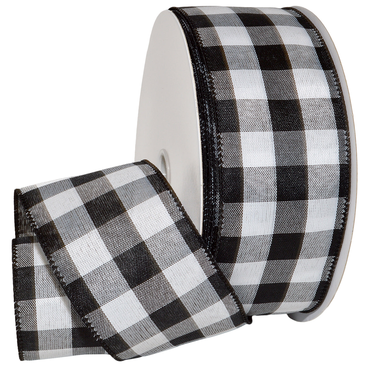 Morex Ribbon, Cambridge, 2-1/2 in x 50 yd, Black/White