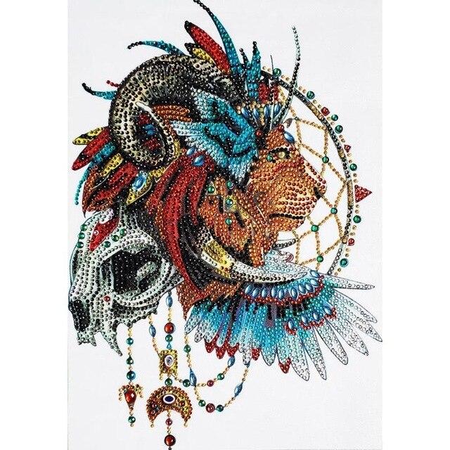 Special Shaped Diamond Painting Animal Flower