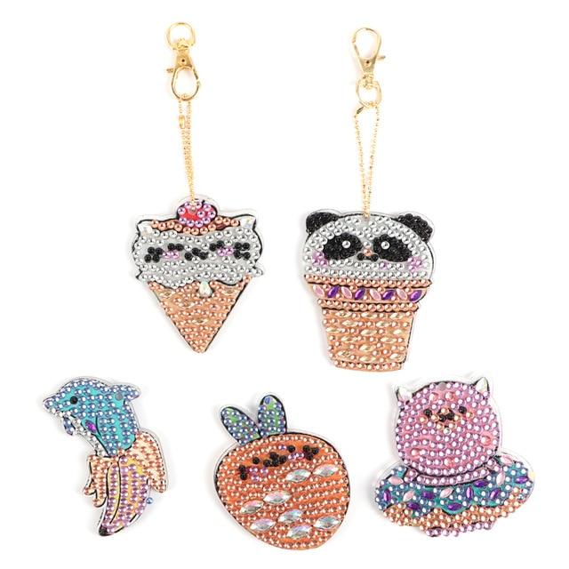 Women Bag Decor Diamond Painting Chain Cute