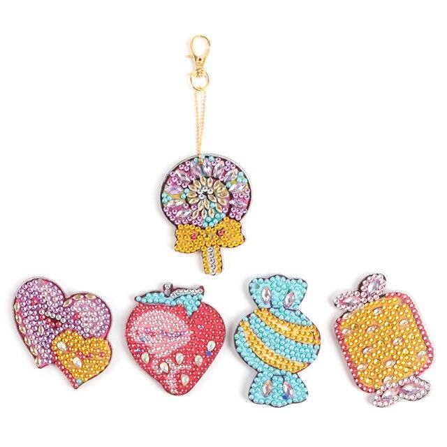 Women Bag Decor Diamond Painting Chain Cute