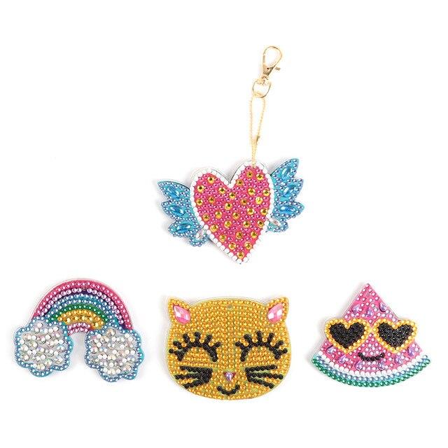 Women Bag Decor Diamond Painting Chain Cute