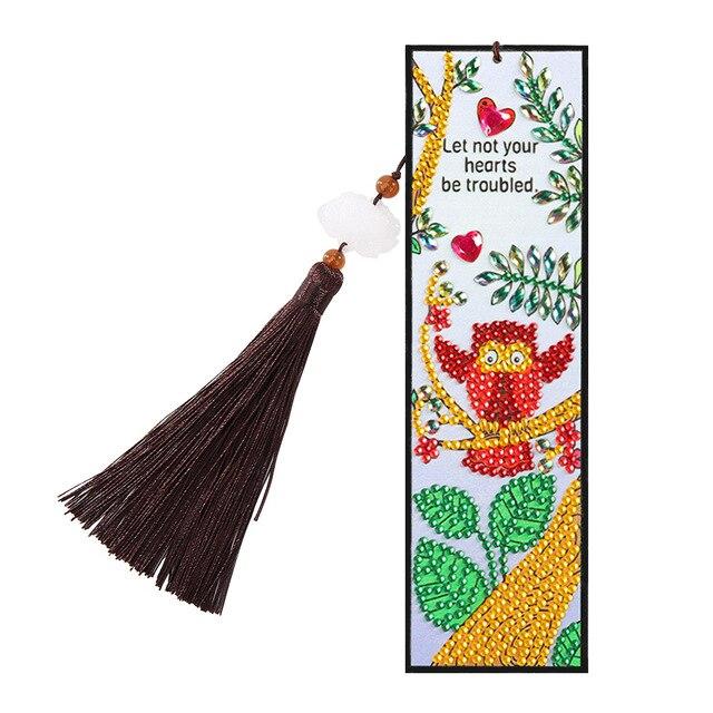 Delicate Bright Leather Tassel School Stationery