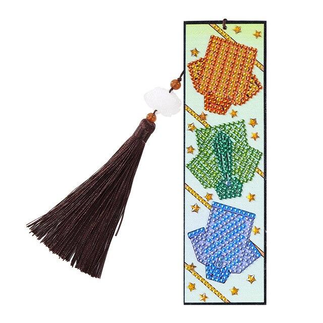 Delicate Bright Leather Tassel School Stationery