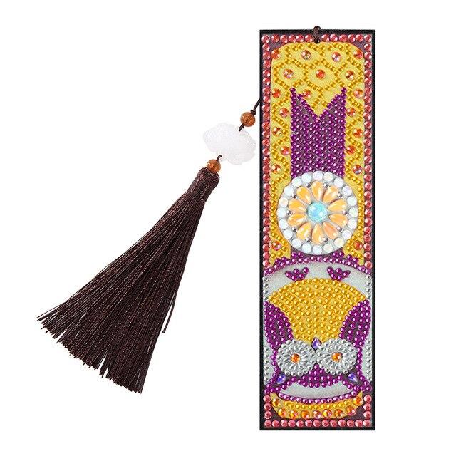 Delicate Bright Leather Tassel School Stationery