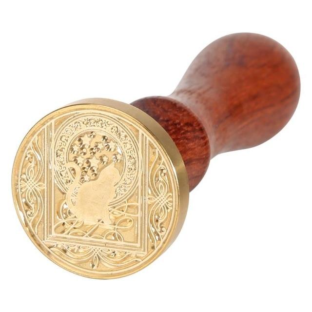 Seal Stamp Animal Wood Stamp for Scapbooking