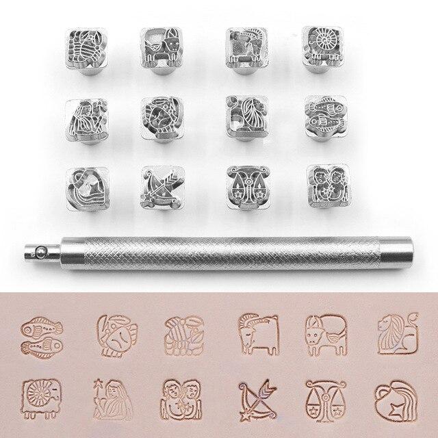 Leather Stamp Set for Constellation Pattern