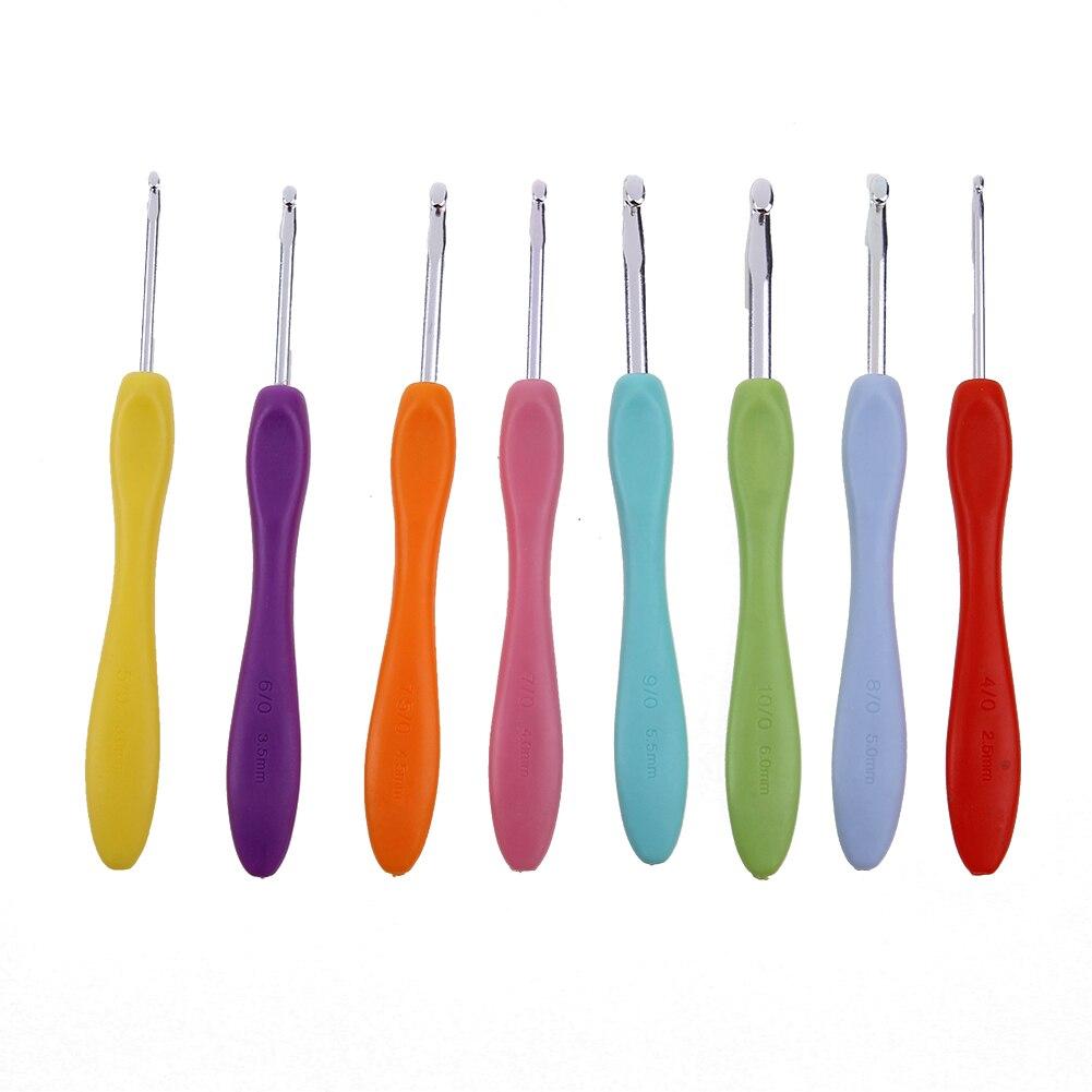 Ergonomic Aluminum Crochet Hook Set