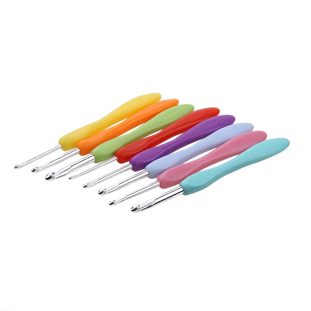 Ergonomic Aluminum Crochet Hook Set