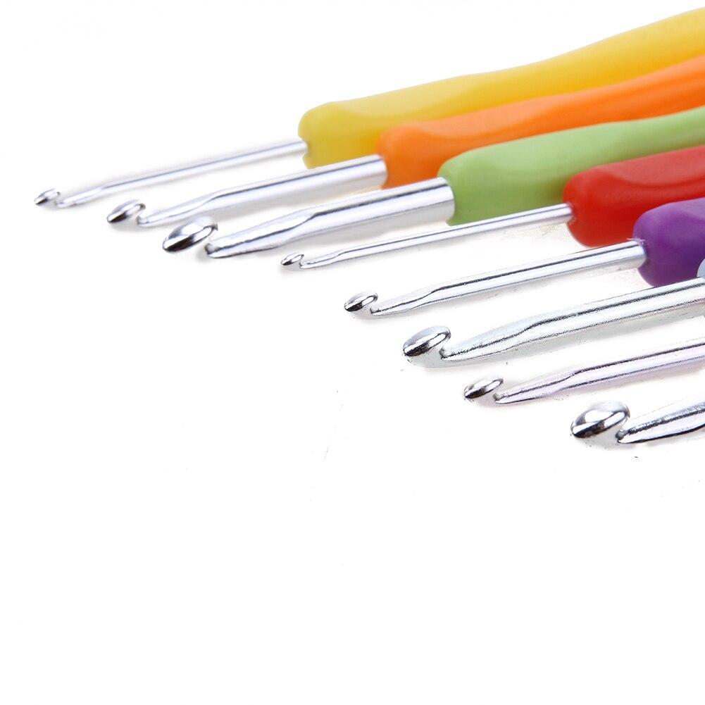 Ergonomic Aluminum Crochet Hook Set