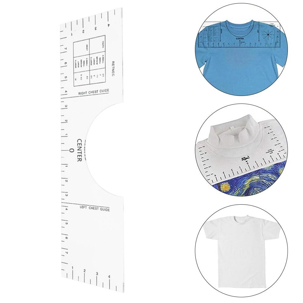 Patchwork T-Shirt Ruler Centering Grid Cutting Ruler