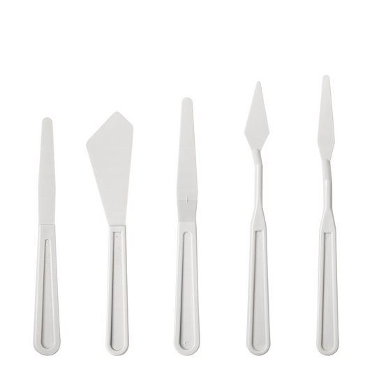 Liquitex Plastic Palette & Painting Knives Set, 5-Piece Set