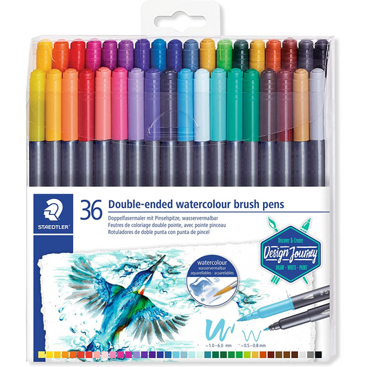 Staedtler 3001 TB36 ST Double-Ended Watercolour Brush Pen